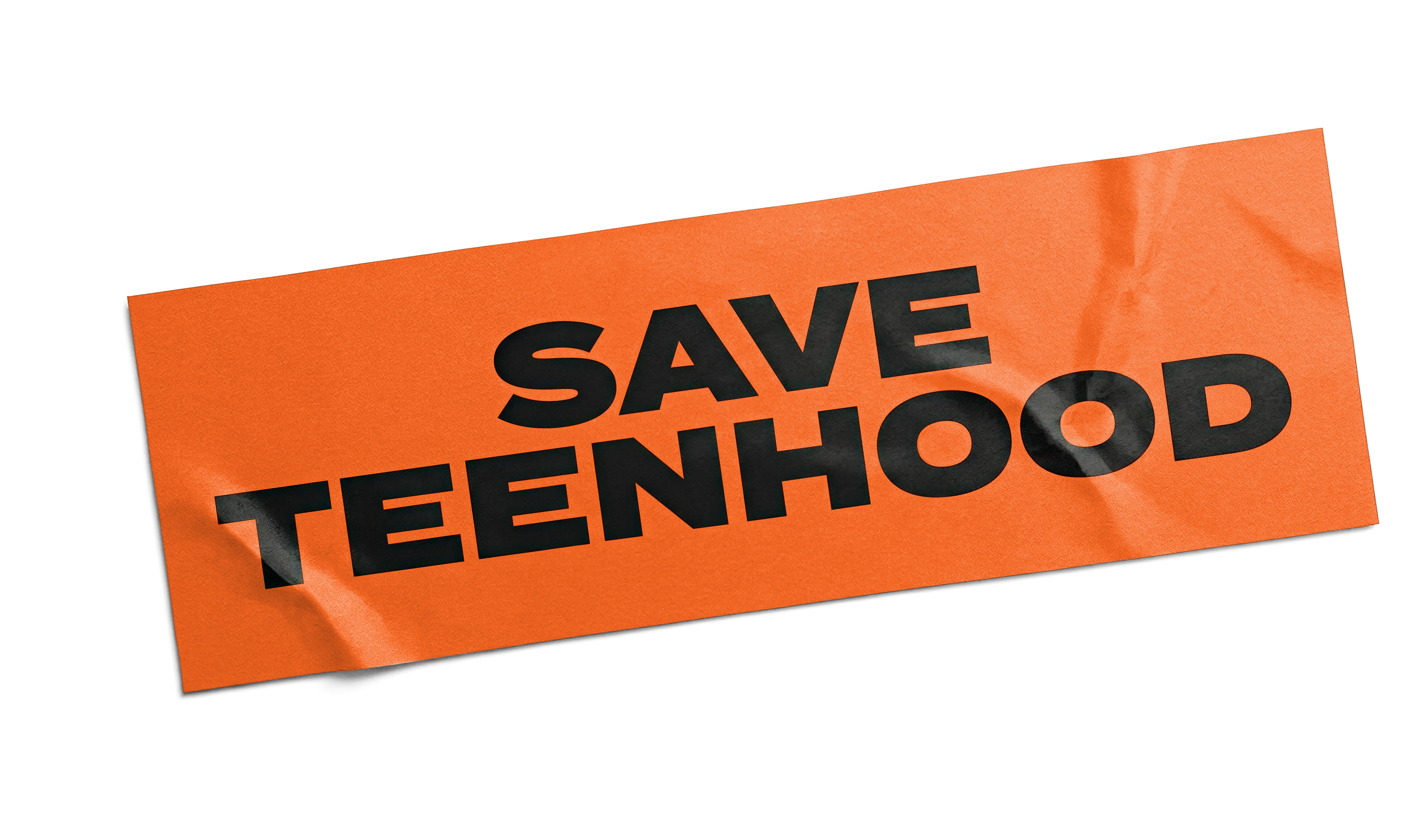 Save Teenhood logo.